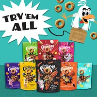 - Crunchy Os® Dog Treats - Low Calorie Crunchy Snack for Training & Fun - Bacon Blasters Flavor