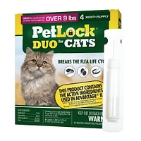 PetLock - Flea Prevention - Fast Acting Monthly Protection