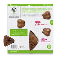 Benebone - Dog Chew Toy - Fish Bone & Bacon Wishbone