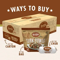 - Gently Cooked Sous Vide Frozen Dog Food - Nutrient Rich TurkiBowls - For All Dog Breeds & Ages