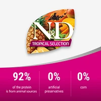 - Dry Cat Food - Chicken,  Spelt,  Oats & Tropical Fruits Adult Cat