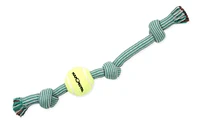 - Dog Toy - Braided Tug with Tennis Ball