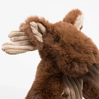 HuggleHounds - Dog Toy - Rope X-Brace - Maple Moose