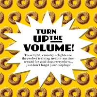 Fromm - Crunchy Os® Dog Treats - Low Calorie Crunchy Snack for Training & Fun - Blueberry Blasts Flavor