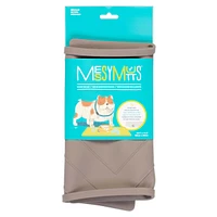 Messy Mutts - Silicone Food Mat with Metal Sides - Grey