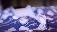 Donut Dog Bed - Cottonbelt Navy