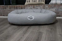 Mississippi Made - Donut Dog Bed - Cotton Gray