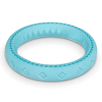 Messy Mutts - Dog Toy- Totally Pooched Chew n' Tug Ring,  6.5"