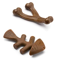 Benebone - Dog Chew Toy - Fish Bone & Bacon Wishbone
