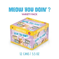 - Wet Cat Food - Meow You Doin? Chicken Variety Pack