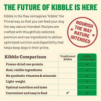 Primal - Kibble in the Raw Dog Food - Premium Freeze Dried Raw Nutrition with Whole Ingredients - Small Breed Chicken Recipe