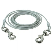 - Dog Tie Out – Rust Resistant & Strong Giant Cable – Secure & Durable