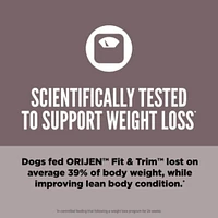 Orijen - High Protein Dry Dog Food - Supports Weight Loss & Immune Health - Fit & Trim - 4.5 lbs Bag