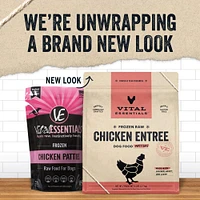 Vital Essentials - Frozen Dog Food - Chicken Patties