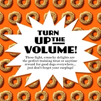 Fromm - Crunchy Os® Dog Treats - Low Calorie Crunchy Snack for Training & Fun - Peanut Butter Jammers Flavor