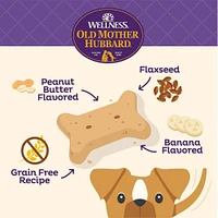 Old Mother Hubbard - Crunchy Dog Treats - Natural High Protein Biscuits - P-Nuttier 'N Nanners Recipe - Mini