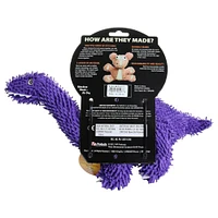 MIGHTY® - Plush Dog Toy - Soft Microfiber Fabric with Squeaky Ball Core for Tug & Fetch - Brachiosaurus