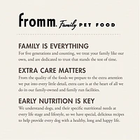 Fromm - Large Breed Puppy Dry Dog Food - Supports Growth,  Digestion & Lean Muscle - 5 lbs Bag