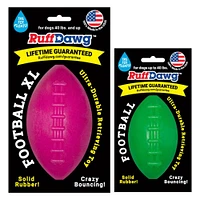 Ruff Dawg - Durable Retrieving Dog Toy - Tough & Bouncy for Heavy Play - Football XL