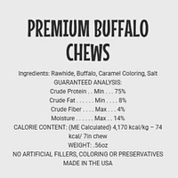 Etta Says - Dog Chew - Premium Buffalo Chew