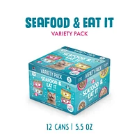 - Wet Cat Food - Seafood Eat It Variety