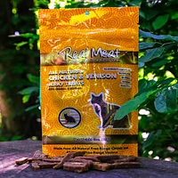 Real Meat - All Natural Cat Jerky Treat - High Protein & Air Dried Rich Flavor