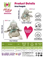 HuggleHounds - Dog Toy - Ursa Penguin Knottie