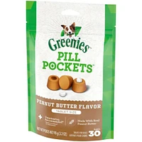 Greenies - Pill Pockets Dog Treats - Easy Tablet Medication Hiding Pouch - Peanut Butter Flavor
