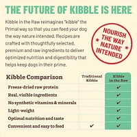 Primal - Kibble in the Raw Dog Food - Premium Freeze Dried Raw Nutrition with Whole Ingredients - Chicken Recipe