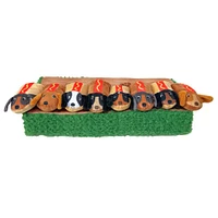 Patchwork - The Weens Plush Dog Toy – Interactive Pet Puzzle for Mental Stimulation – Glizzies