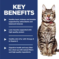 Science Diet - Mature Adult 7+ Dry Cat Food for Indoor Cats – Chicken Recipe – Supports Digestion