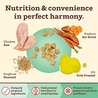 Primal - Kibble in the Raw Dog Food - Premium Freeze Dried Raw Nutrition with Whole Ingredients - Chicken Recipe