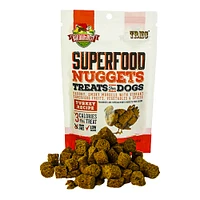 Real Meat - SuperFood Nuggets Dog Treats - Grain Free Turkey Recipe