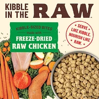 Primal - Kibble in the Raw Dog Food - Premium Freeze Dried Raw Nutrition with Whole Ingredients - Small Breed Chicken Recipe