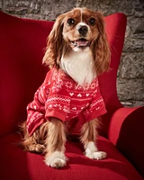 Hotel Doggy - Dog Pajamas - Christmas Snowflake Plush Onesie