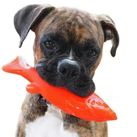 Ruff Dawg - Retrieving Dog Toy - Floating Rubber Fish for Water & Fetch Play - Flying Fish