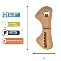 Tall Tails - Bully Stick Holder Chew Dog Toy - Adjustable Clamp & Bacon Scented for Long Lasting Chew Play