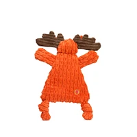 HuggleHounds - Plush Dog Toy - HuggleFlatties Moose - Stuffing Free