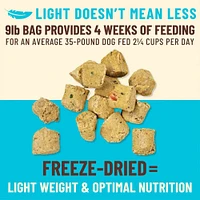 Primal - Kibble in the Raw Dog Food - Premium Freeze Dried Raw Nutrition with Whole Ingredients - Fish & Pork Recipe