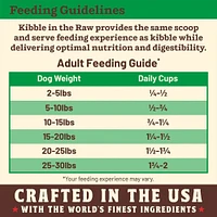 Primal - Kibble in the Raw Dog Food - Premium Freeze Dried Raw Nutrition with Whole Ingredients - Small Breed Chicken Recipe