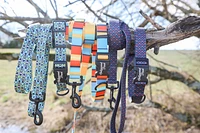Dog Leash - Kaleidoscope Blue
