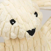 - Plush Dog Toy - HuggleFlatties Bunny - Stuffing Free