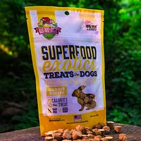Real Meat - SuperFood Exotics Nuggets  Dog Treats - Grain Free Rabbit Recipe