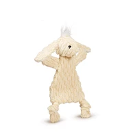 - Plush Dog Toy - HuggleFlatties Bunny - Stuffing Free