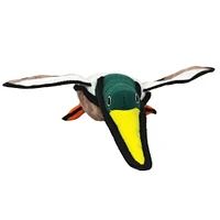 TUFFY® - Plush Dog Toy - Durable Multi Layer Fabric with Squeaker for Fetch & Tug Play - Dudley the Duck