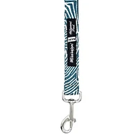 - Durable Dog Leash – Soft Cotton & Heavy Duty Hardware - Teal Wave