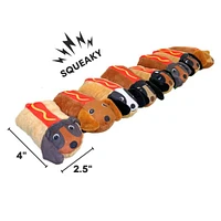 Patchwork - The Weens Plush Dog Toy – Interactive Pet Puzzle for Mental Stimulation – Glizzies