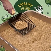 Catalyst - Lightweight Upcycled Soft Wood Cat Litter - Natural Odor Control & Low Dust Clumping Performance - Healthy Cat