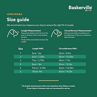 Baskerville - Ultra Basket Dog Muzzle – Humane,  Breathable & Secure Fit – Black