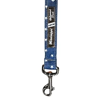 Dog Leash - Navy Mini Star